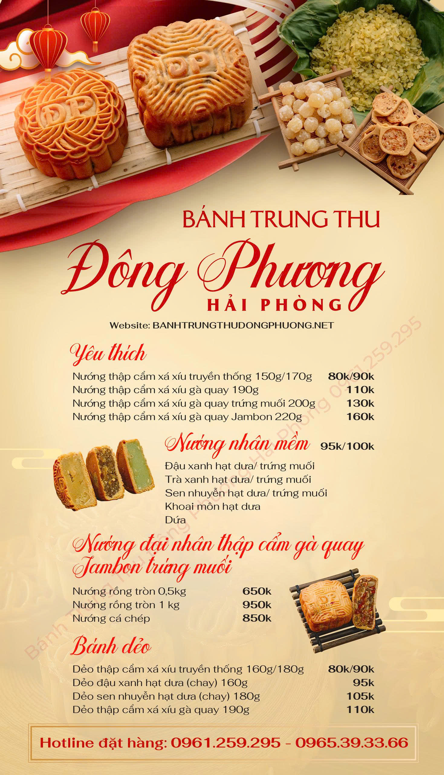 Bánh trung thu Đông Phương Hải Phòng